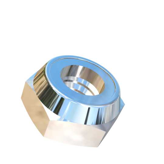 Titanium 5/16-18 UNC Allied Titanium Hex Nylock Nut, Low Profile